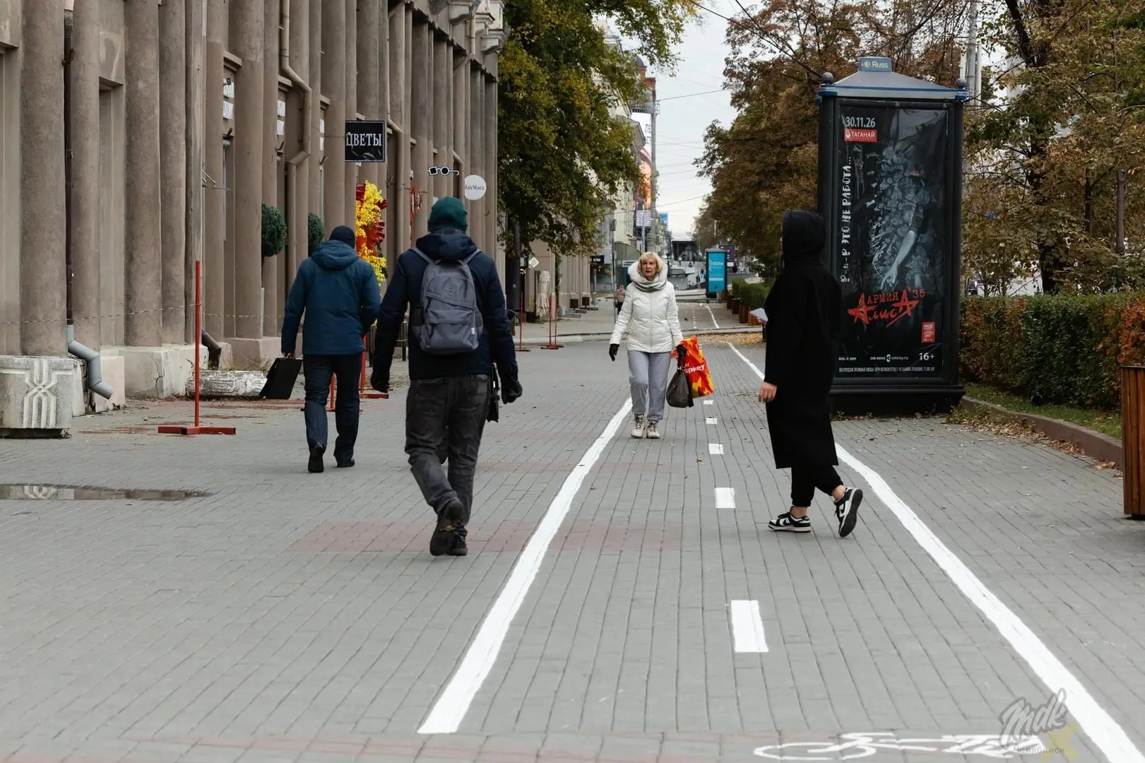 🚴‍♂️ Новая велодорожка на проспекте Ленина вызывает вопросы