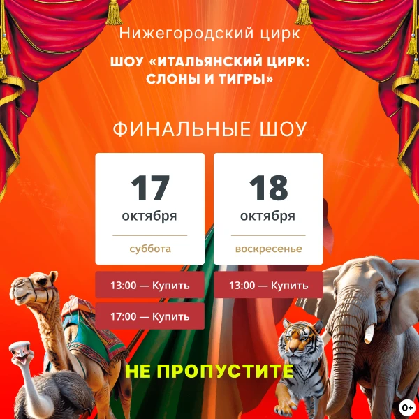 Финал гастролей в Нижнем Новгороде! 🎪