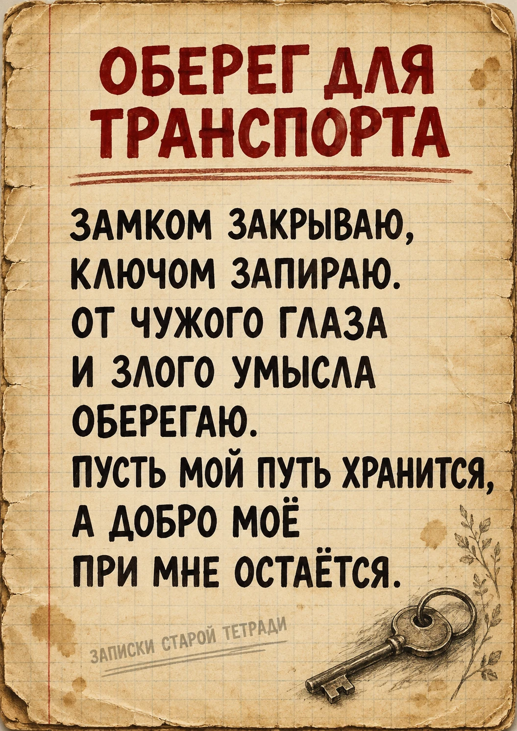 ОБЕРЕГ ДЛЯ ТРАНСПОРТА 🚗