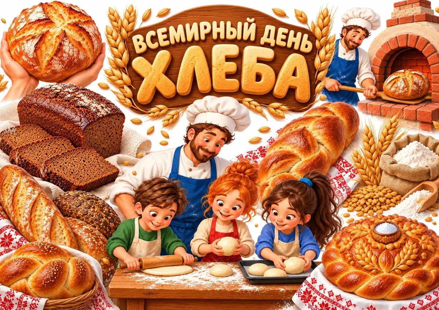 🍞 16 октября — Всемирный день хлеба