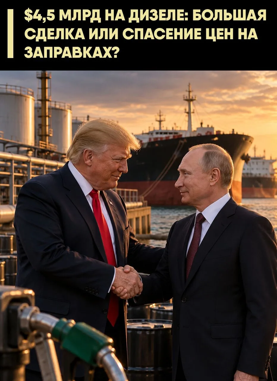 . 💰 Согласно новости, США разрешили временные поставки российского дизеля на американс...