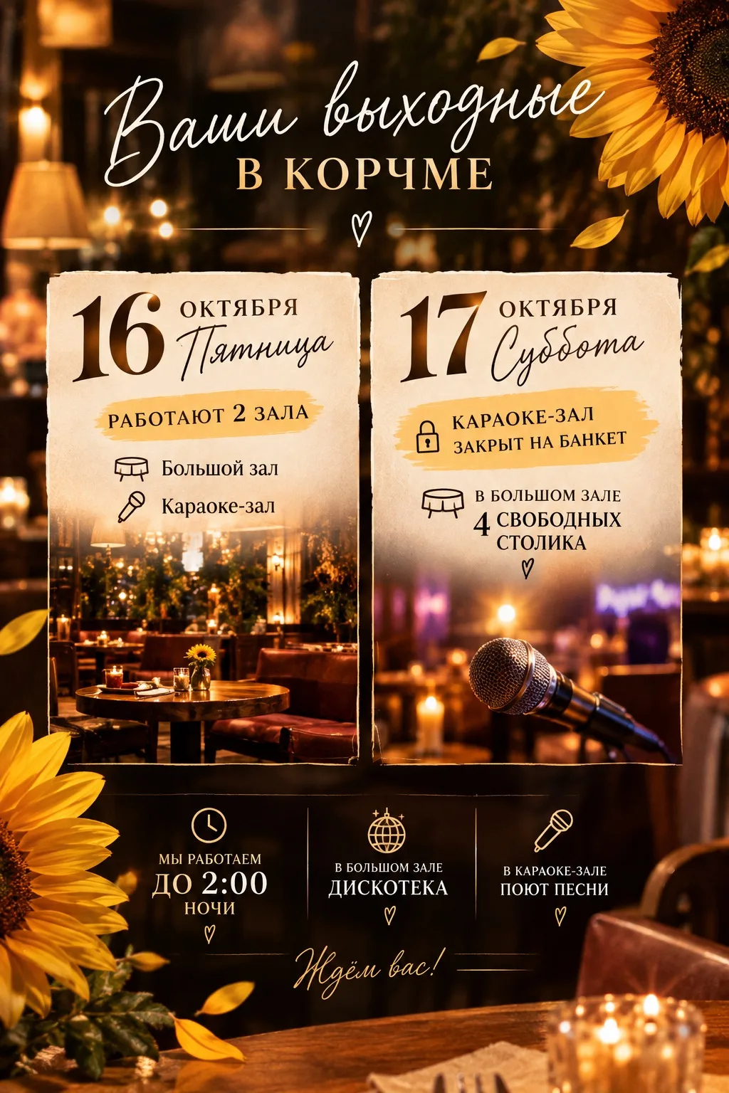 Ваши выходные в Корчме.