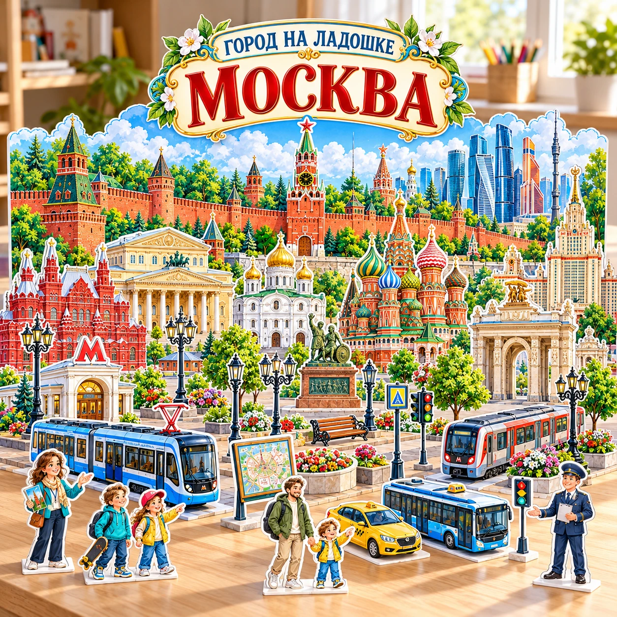 🏙️ ГОРОД НА ЛАДОШКЕ — МОСКВА! ❤️