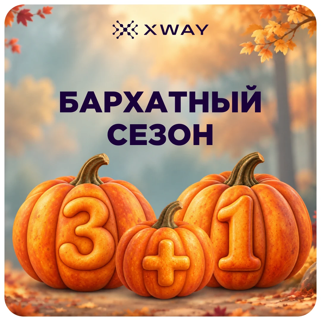 Акция «Бархатный сезон» в XWAY ✨
