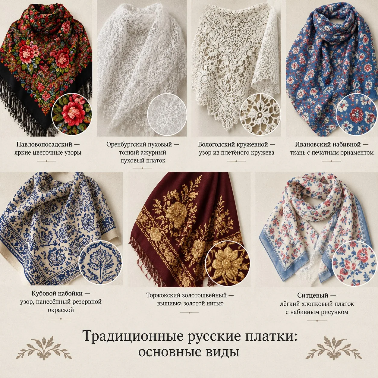 Русский платок — это не просто ткань. Это судьба. 🧣✨Павловопосадские, оренбургские пух...