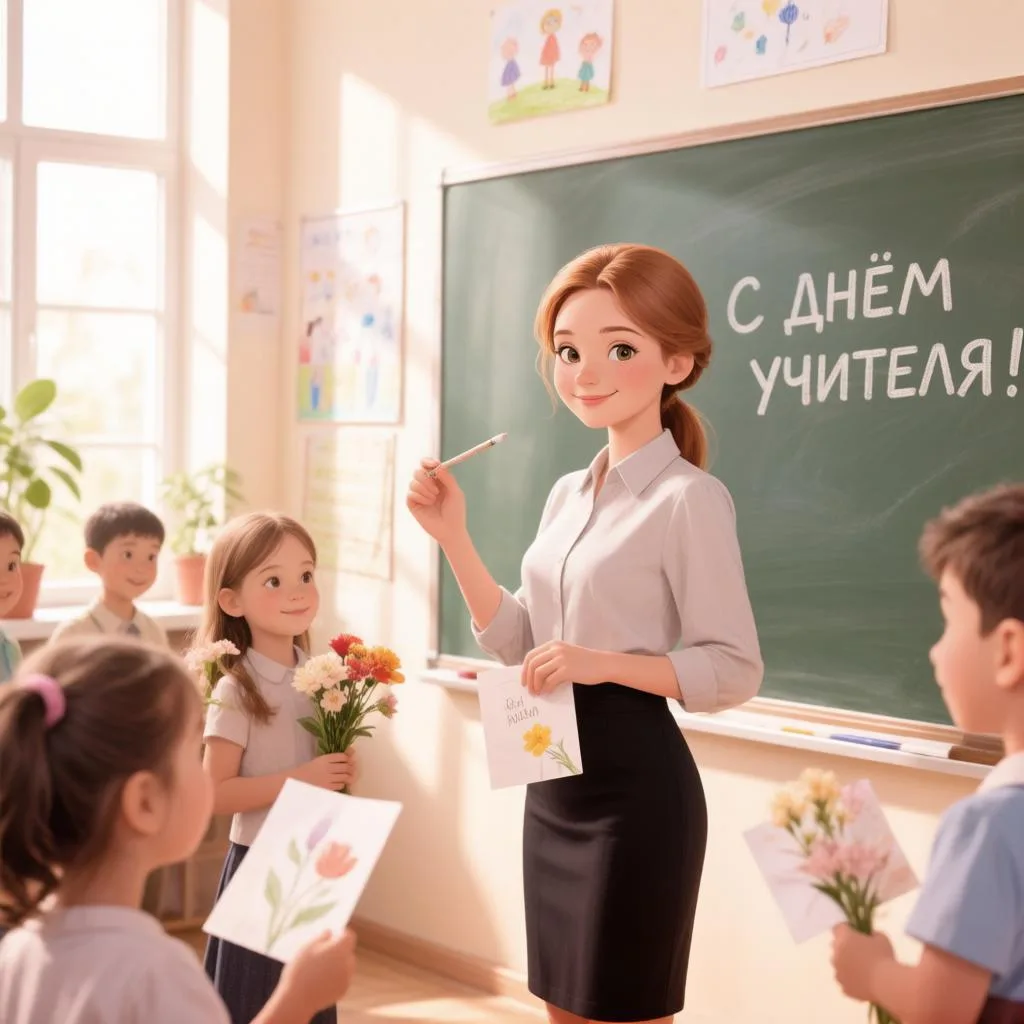 🎉 С Днём учителя, дорогие педагоги! 💐