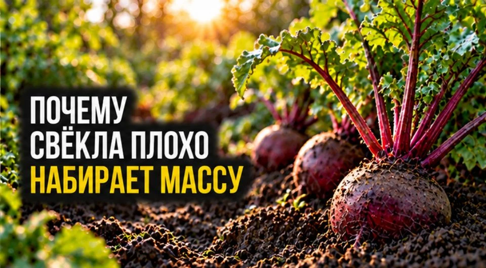 Почему свёкла плохо набирает массу