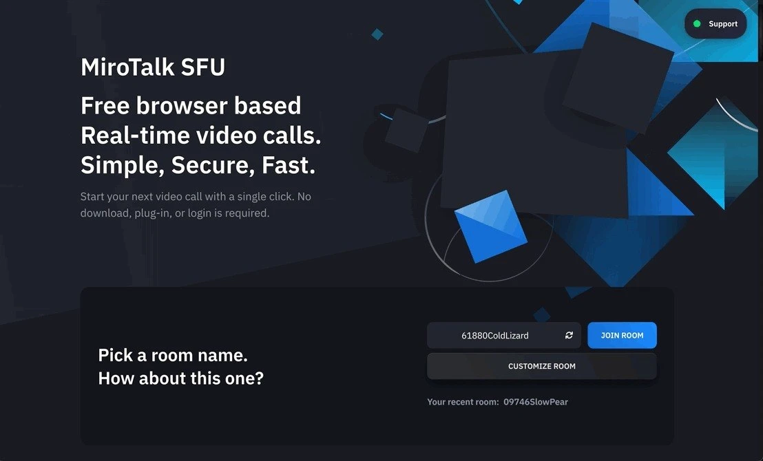 mirotalksfu – платформа с открытым кодом для видеоконференций на своем сервере: общение...
