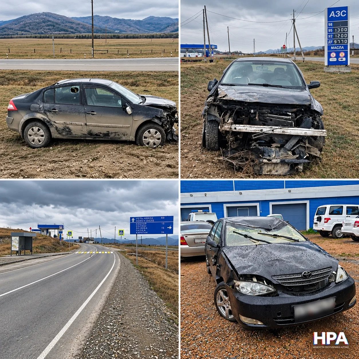 🚨 Два автомобиля перевернулись за один день в Усть-Коксинском районе - пострадали пять...