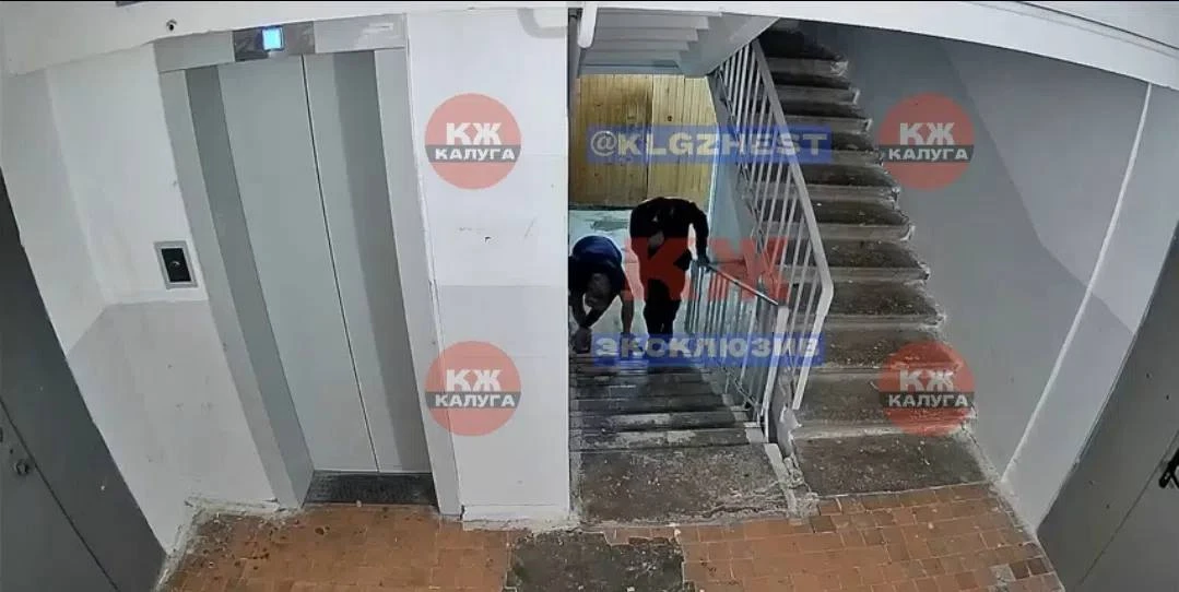 В подъезде на Степана Разина выкопали цветы