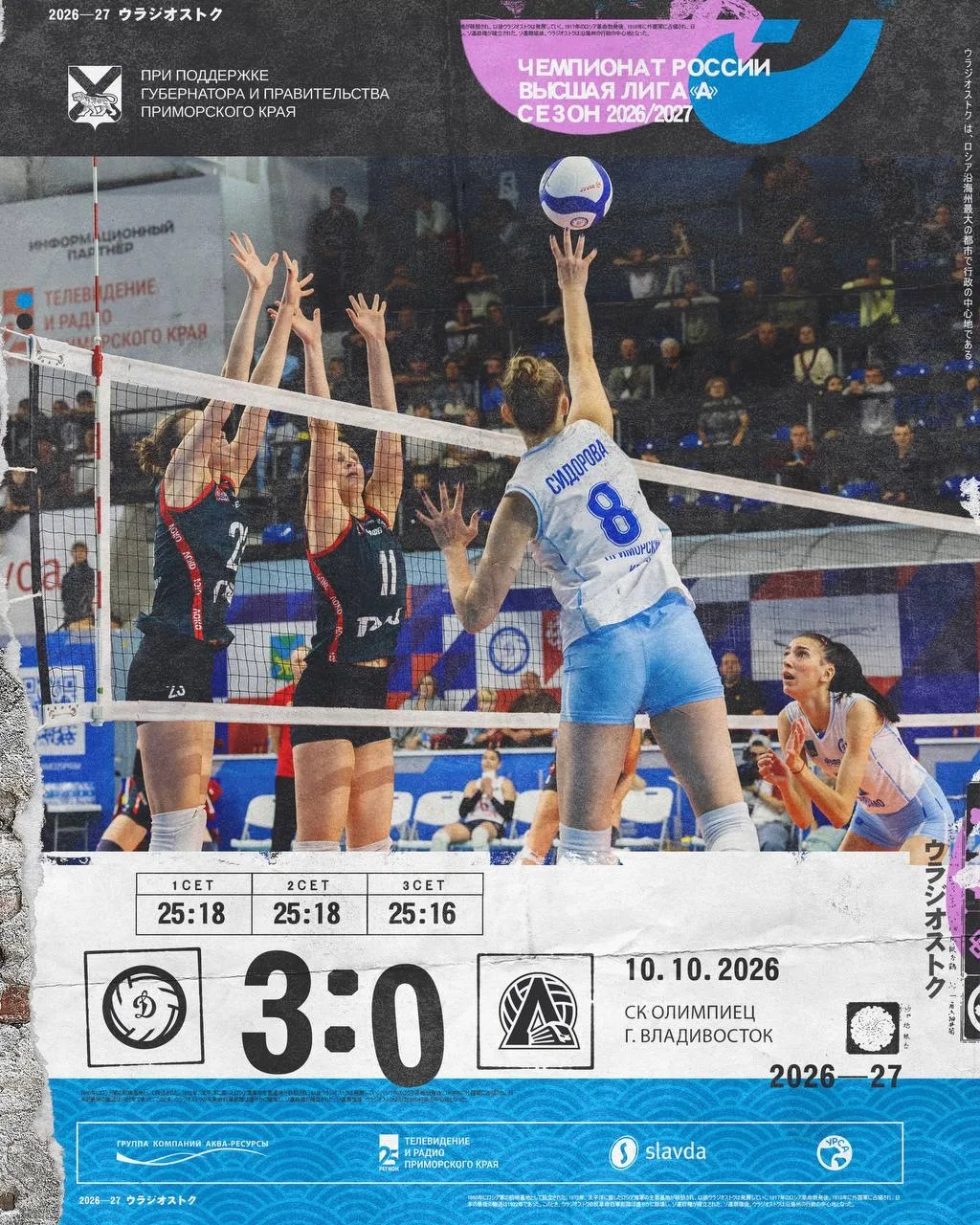 🏐⚡️Вновь 3:0