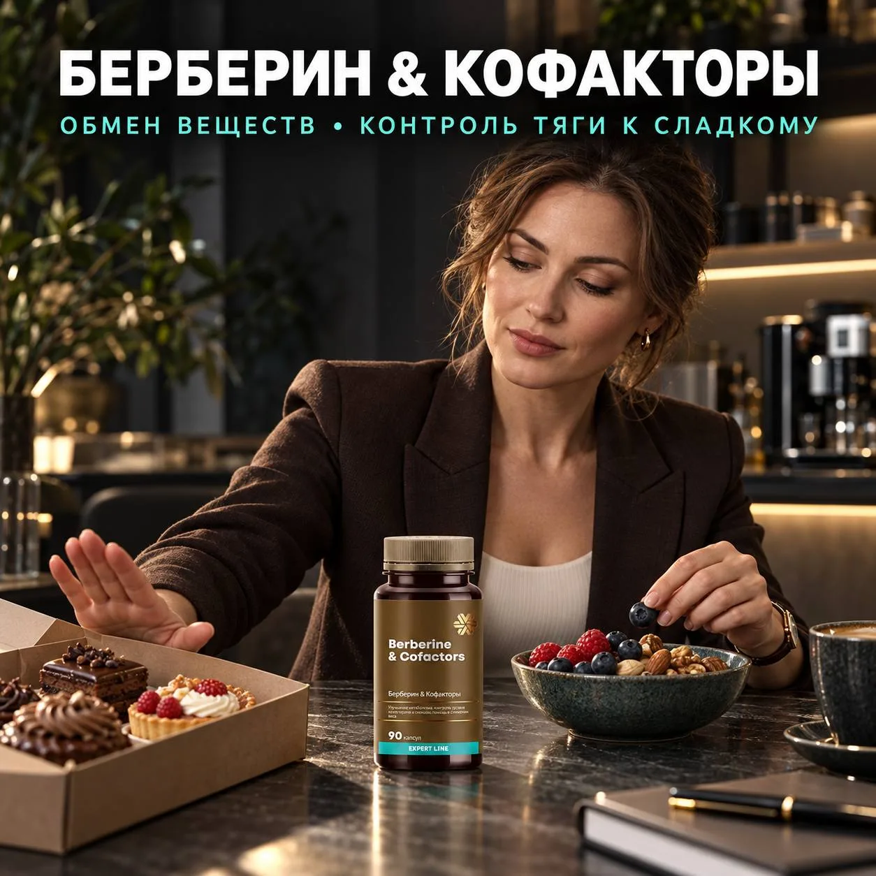 «БЕРБЕРИН & КОФАКТОРЫ» — ПОДДЕРЖКА МЕТАБОЛИЗМА.