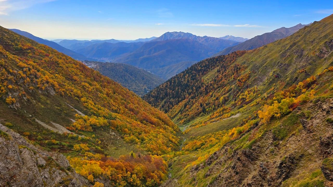 ⛰ Золотая осень в горах Сочи