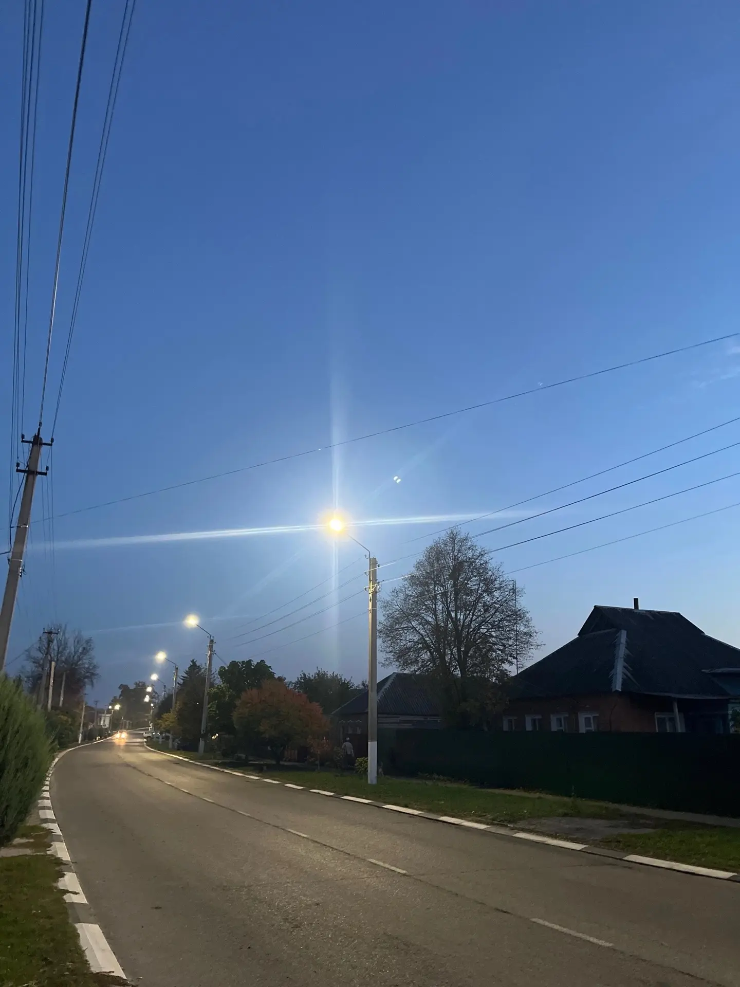 В Борисовку частично вернули уличное освещение 💡