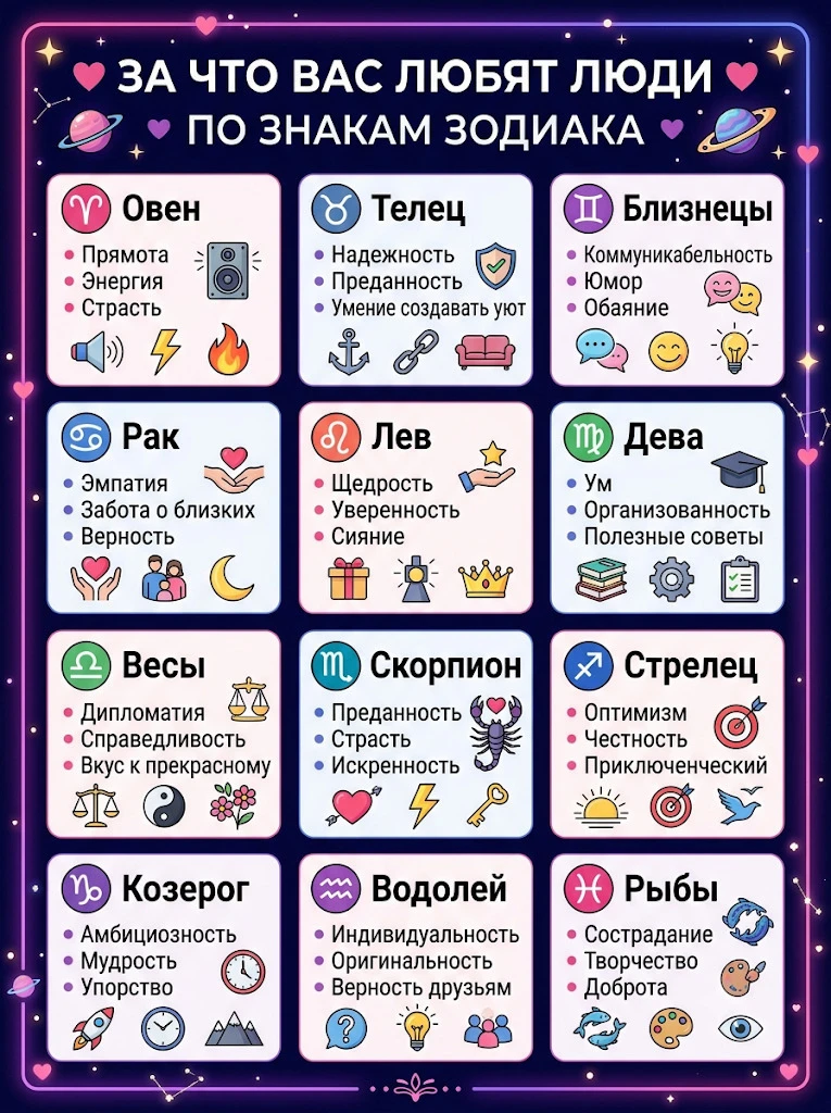 За что вас любят люди ♥️