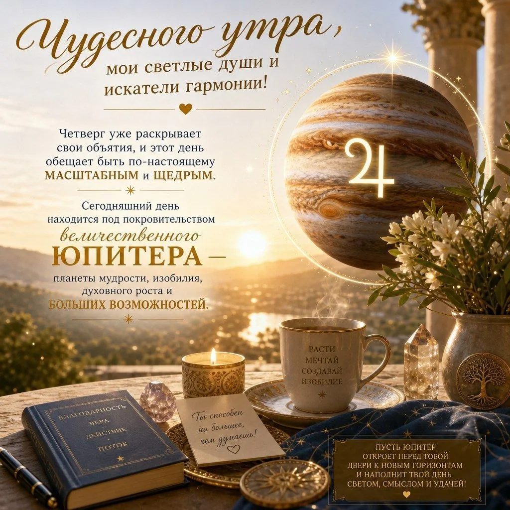 Чудесного утра, мои светлые души и искатели гармонии! ✨