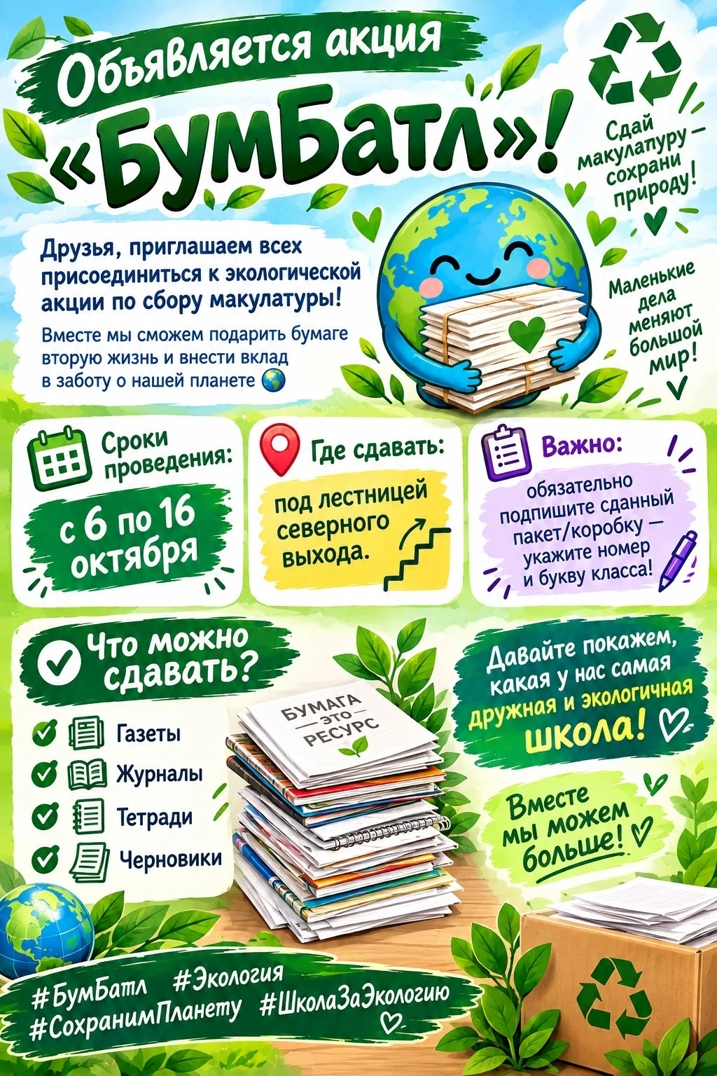 🌿 Объявляется акция «БумБатл»! 🌿
