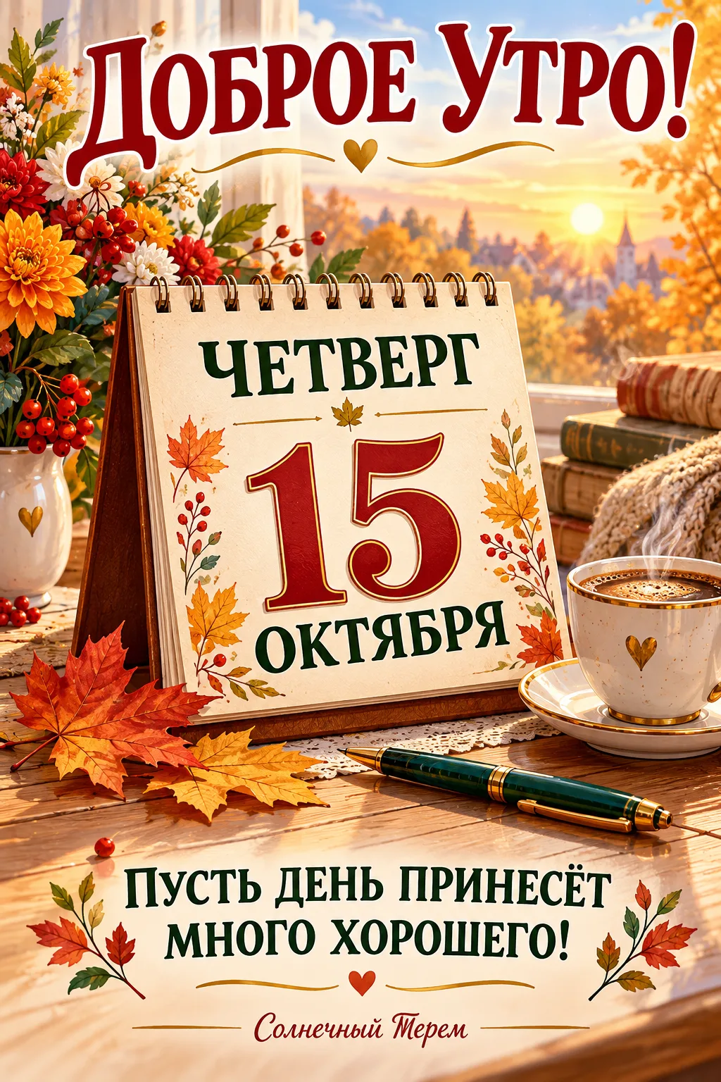 Пусть четверг начнётся с приятных мелочей, подарит хорошее настроение и побольше поводо...