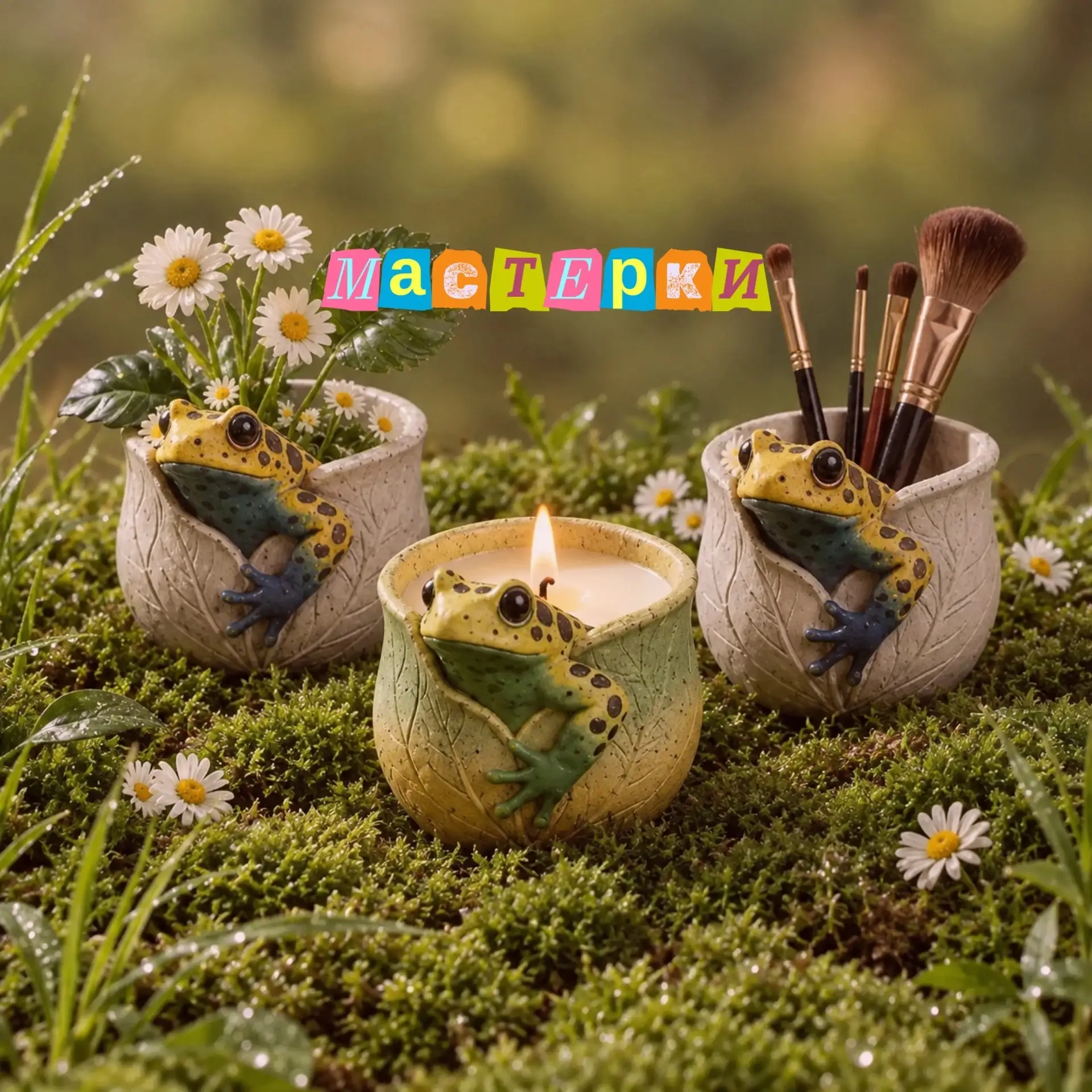 🍄 Мастер-класс «Роспись гипсовых шкатулок» 🍄