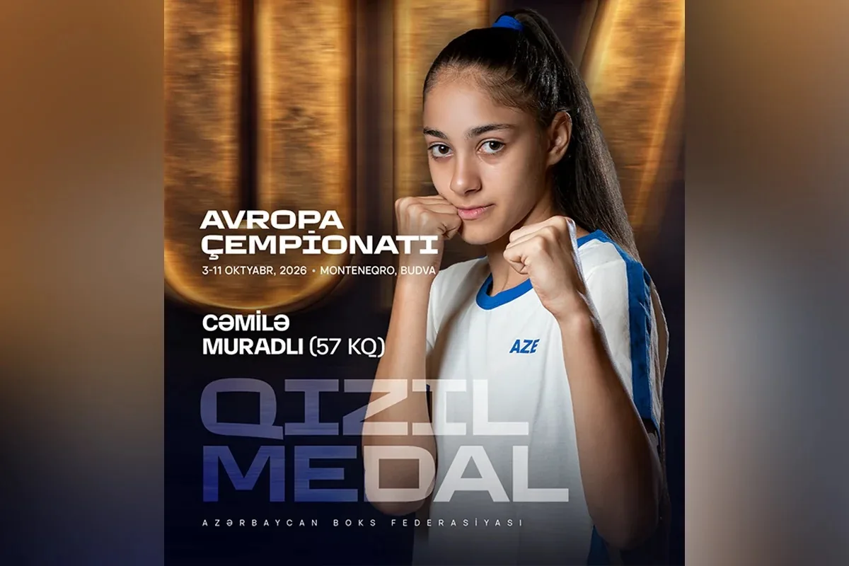 🇦🇿 Джамиля Мурадлы стала чемпионкой Европы по боксу среди спортсменов до 17 лет.