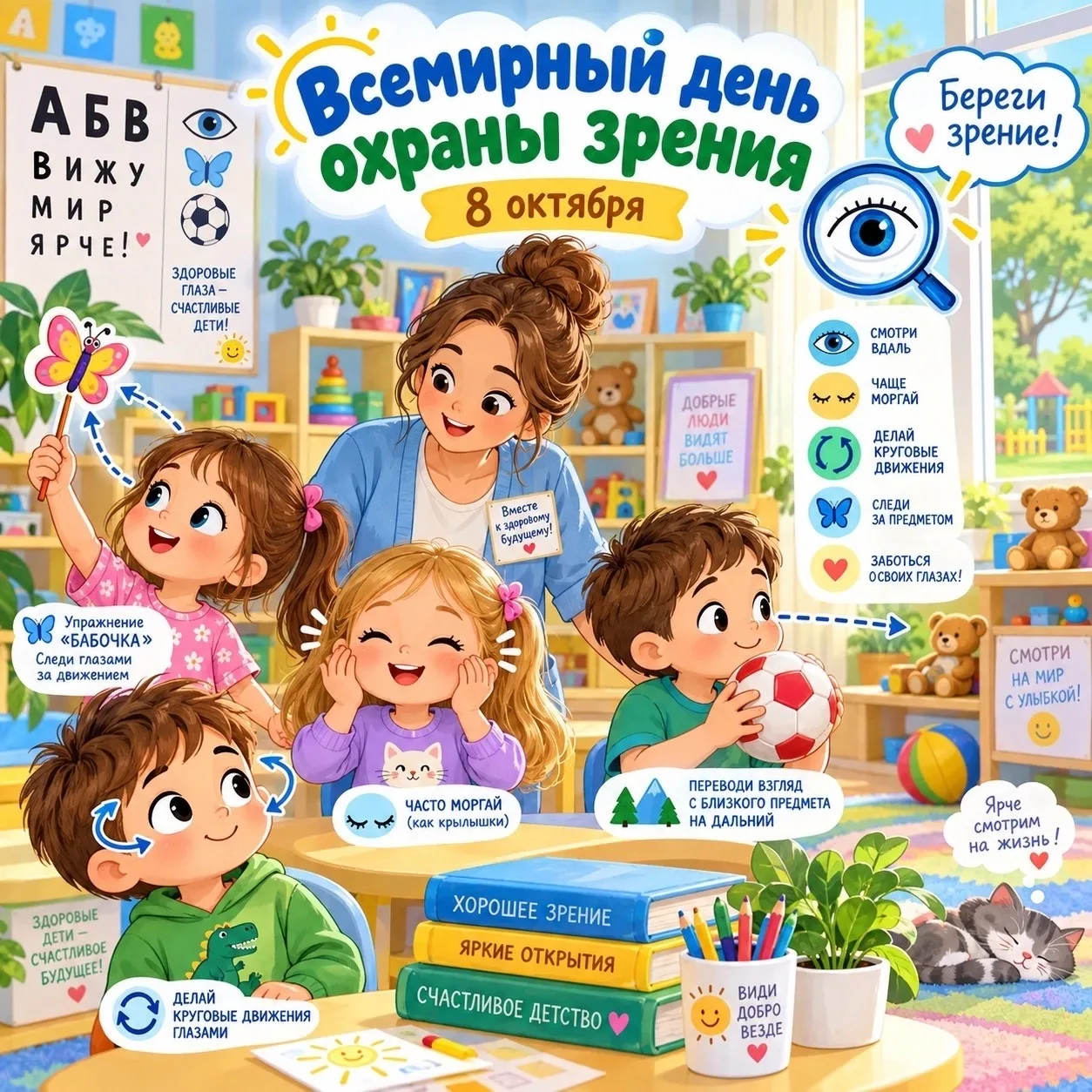 Ежегодно во второй четверг октября отмечается Всемирный день зрения. 👀И это хороший по...