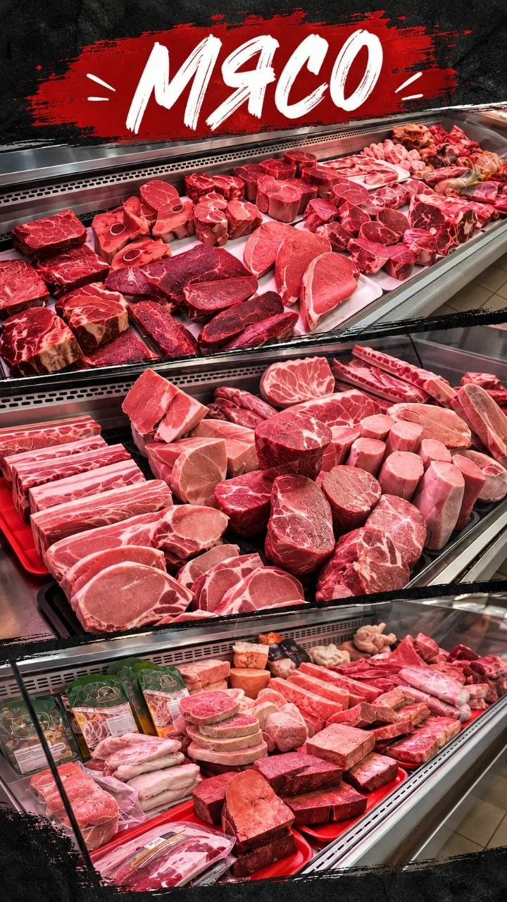 🥩 Самый большой выбор мяса в городе! 🥩