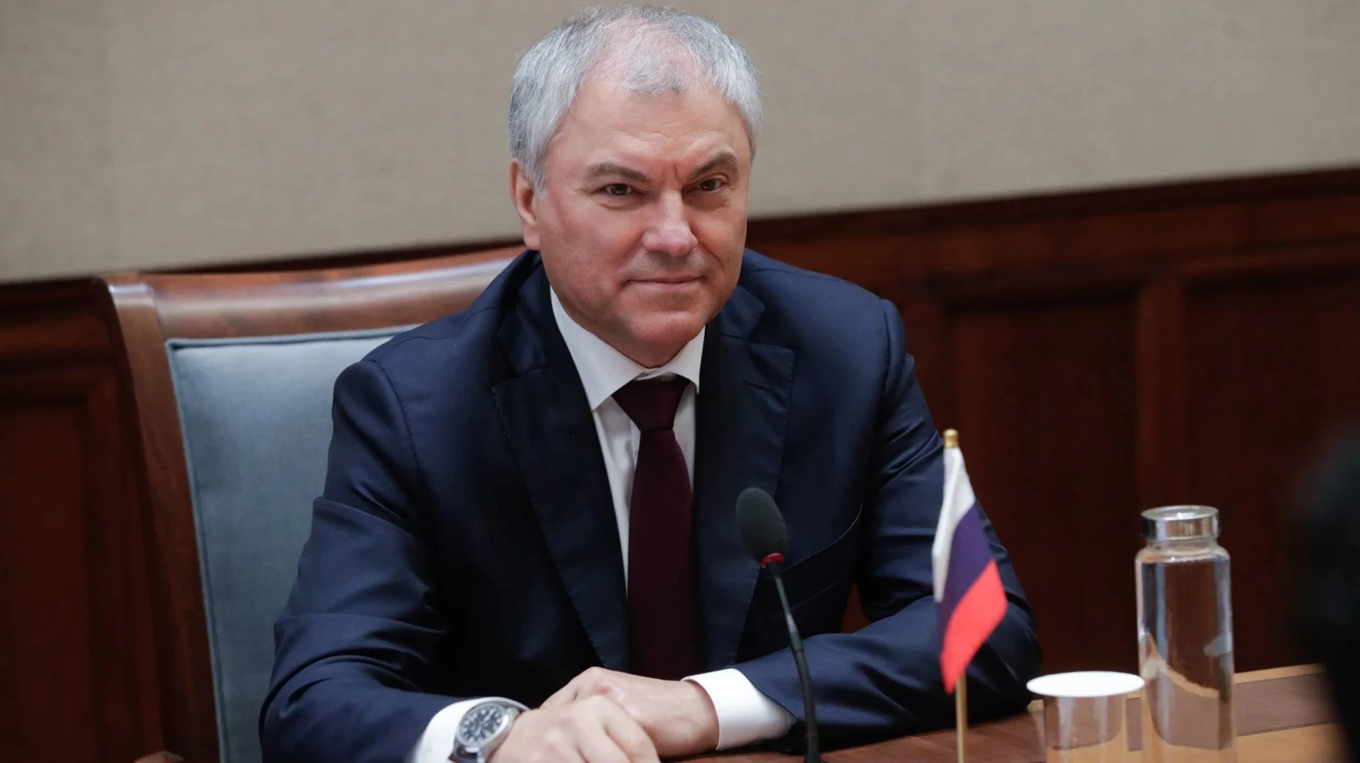 Поздравление председателя Государственной Думы РФ Вячеслава Володина с 25-летием компан...
