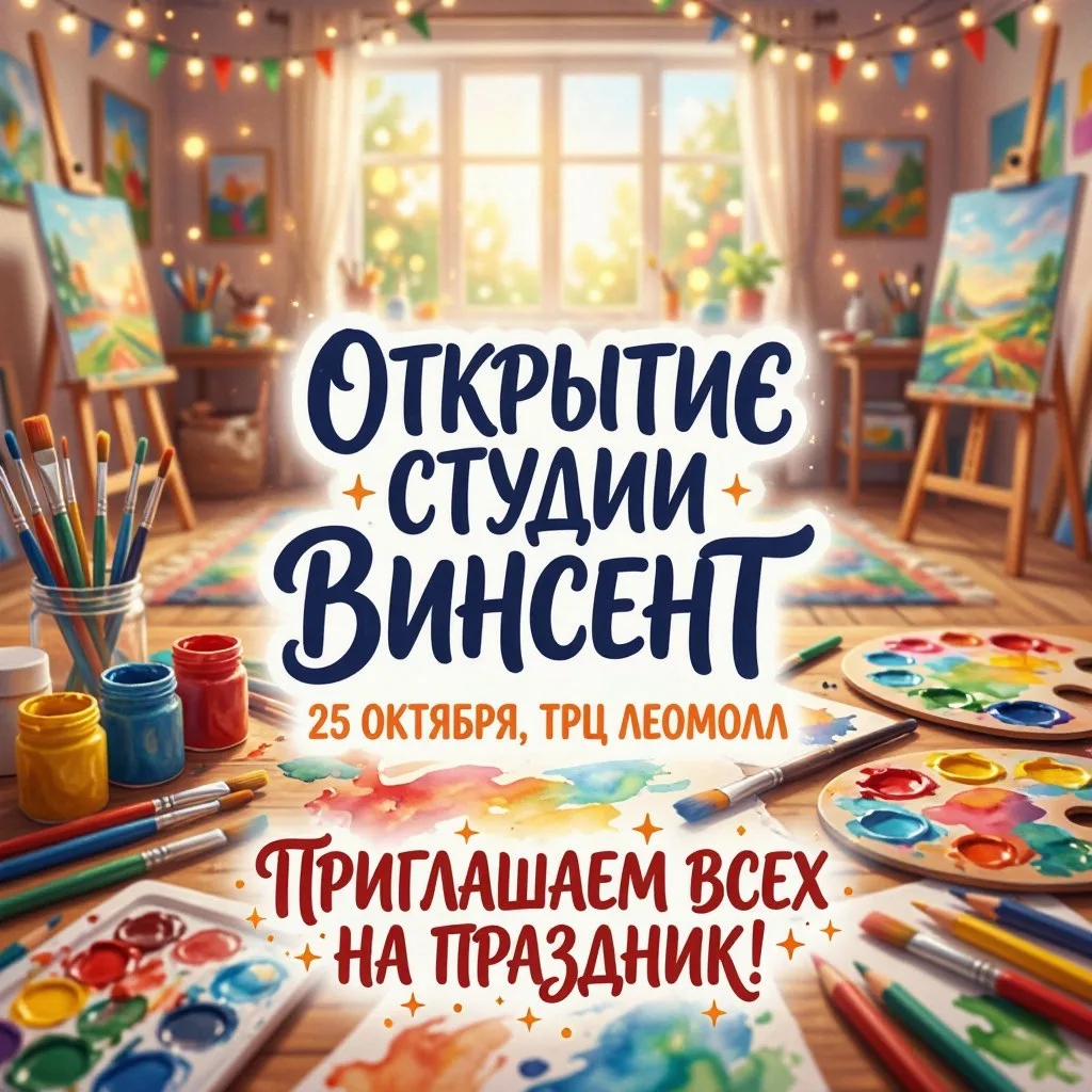 🎨 БОЛЬШОЕ СОБЫТИЕ! Мы открываем второй филиал в ТРЦ ЛеоМолл! 🎉