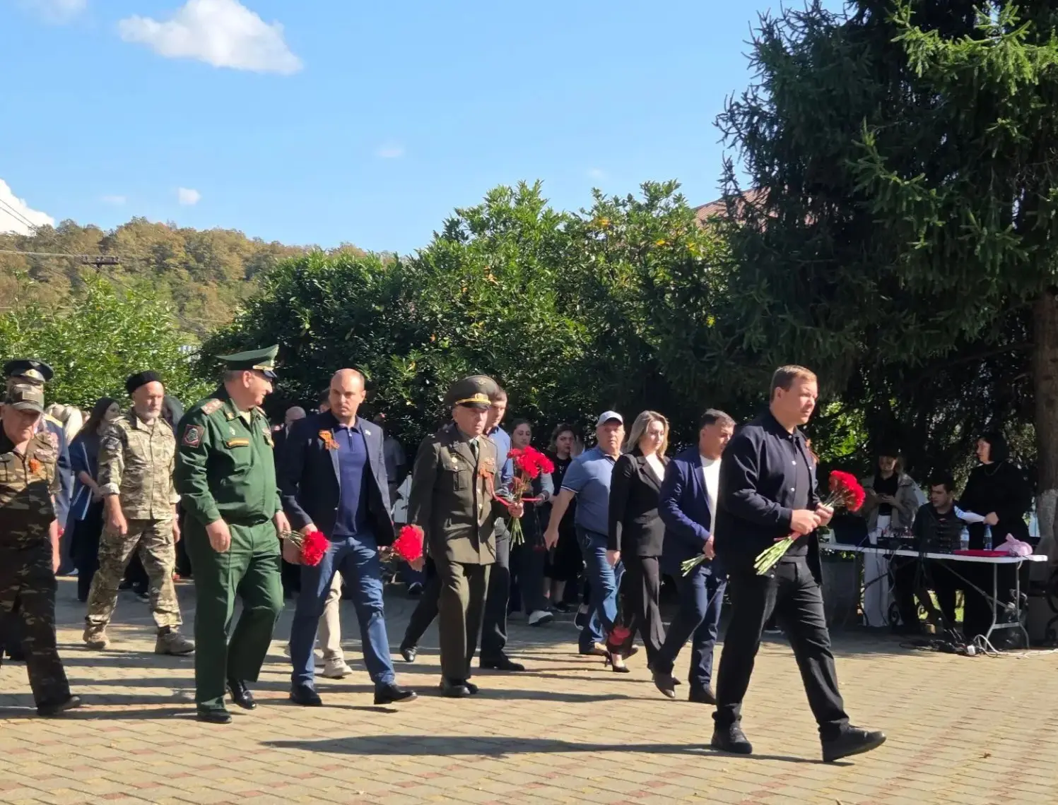 Провели сегодня митинг, посвященный освобождению Краснодарского края от немецко-фашистс...