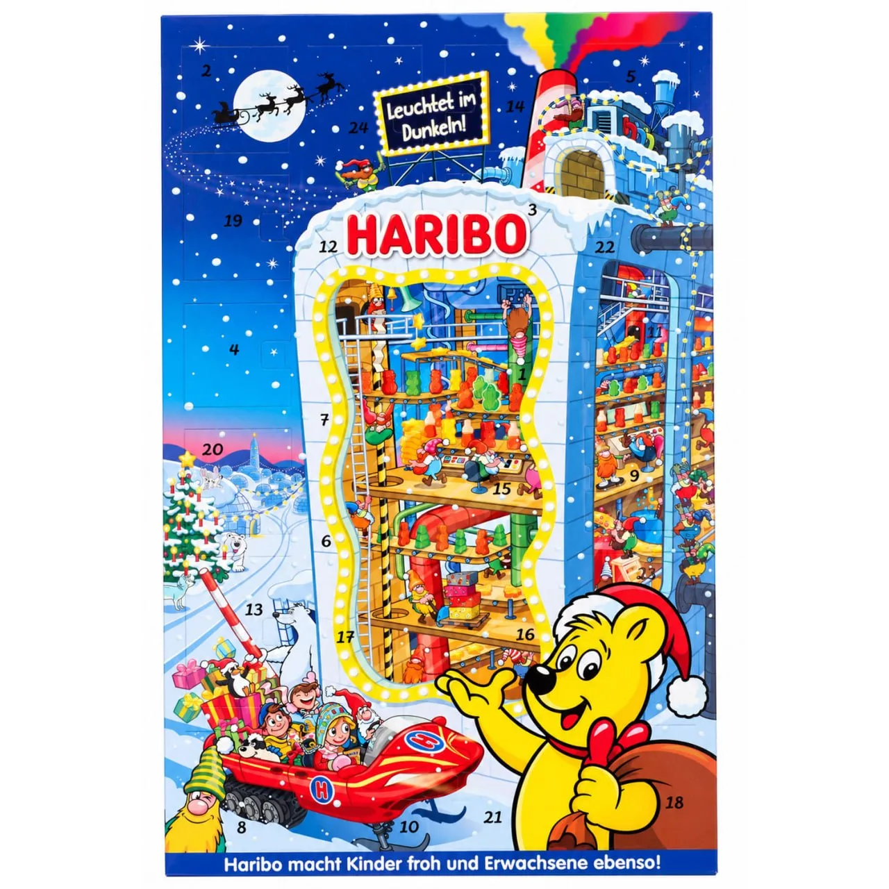 Адвент-календарь со сладостями Haribo, 300 г