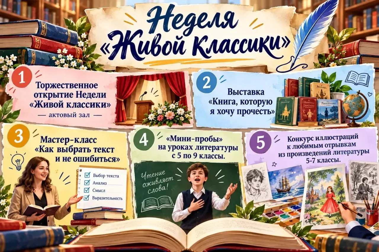 «Живая классика» — 2026: твой голос, твоя история!