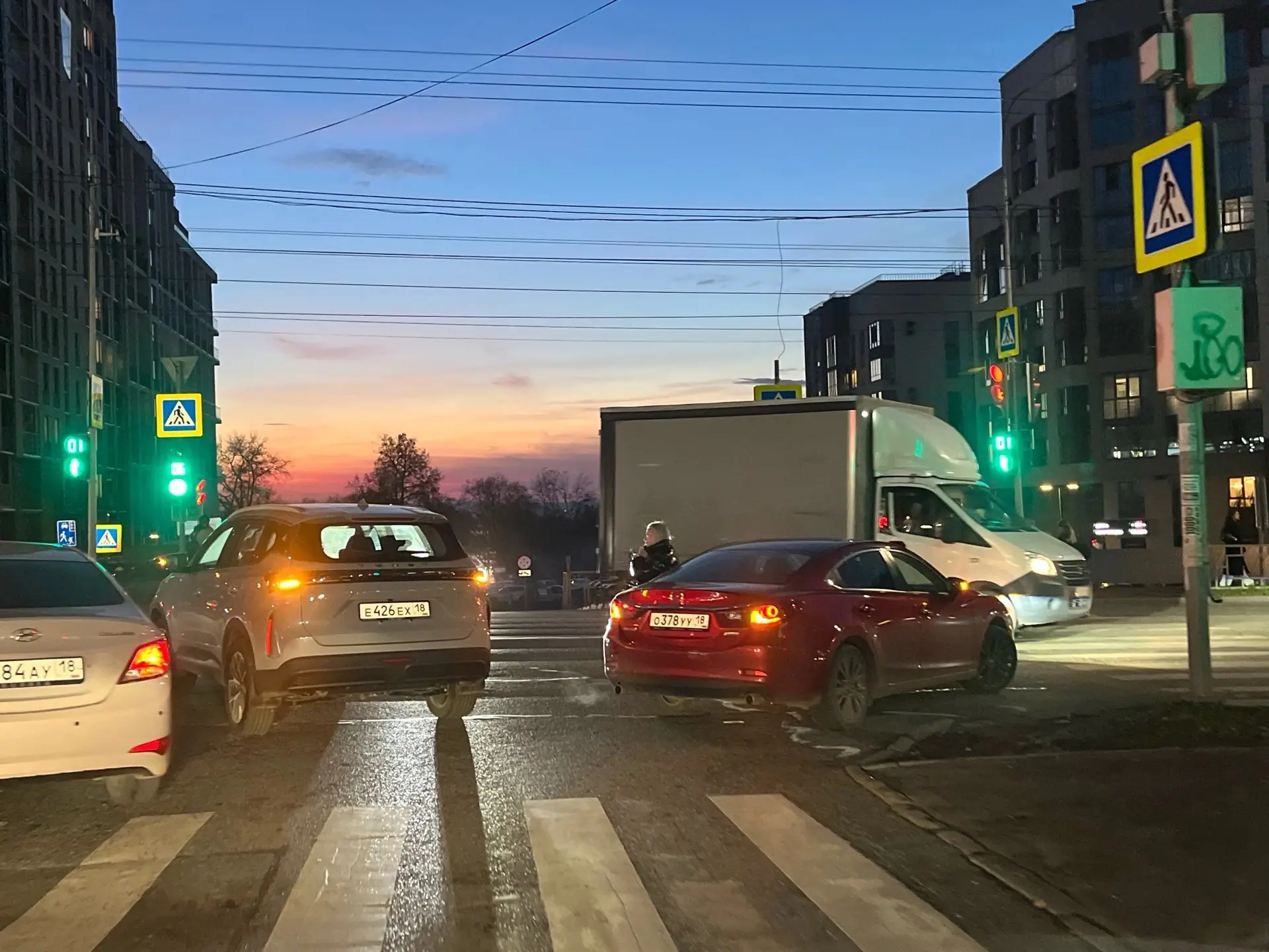 ДТП на выезде с переулка Широкий