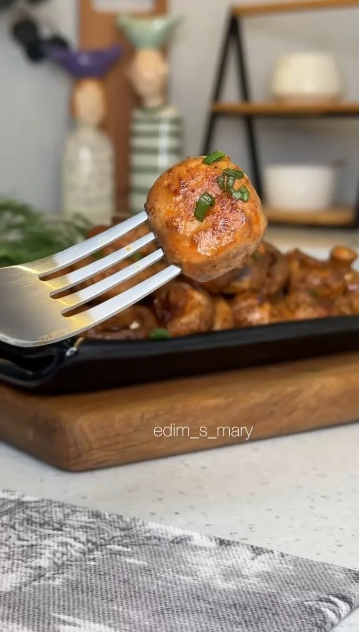 🍄 Ароматные запечённые шампиньоны