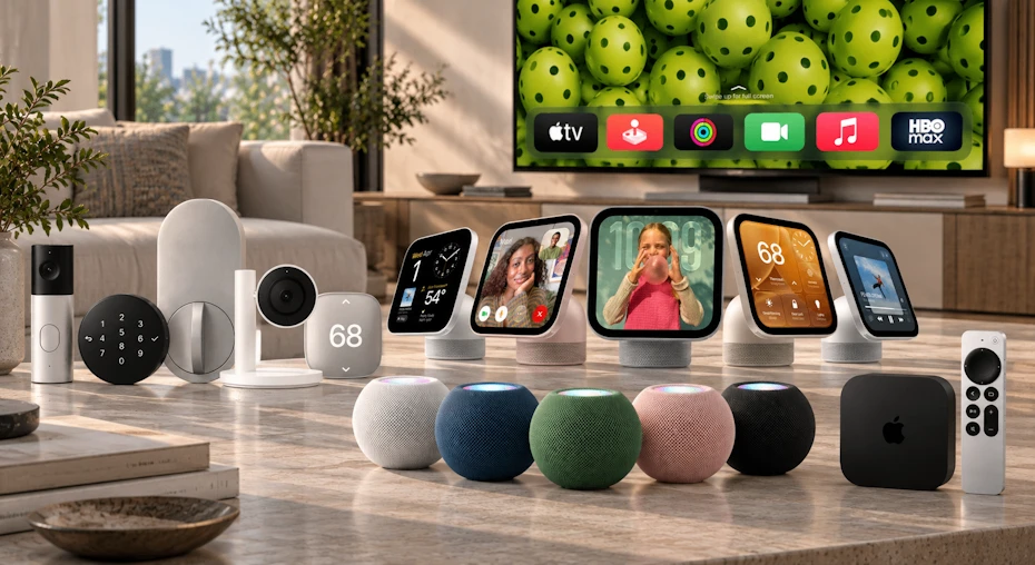 Новинки Apple для дома: HomeView, HomePod mini 2, Apple TV 4K с Siri AI и умные аксессуары