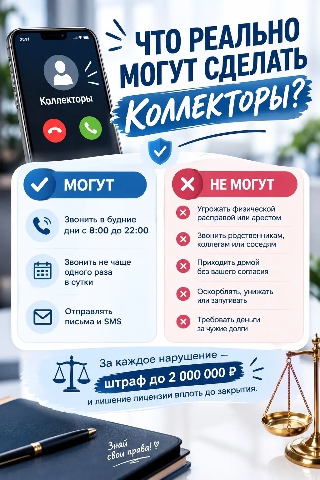 🚨 КОЛЛЕКТОРЫ ЗВОНЯТ, УГРОЖАЮТ, ДАВЯТ НА ПСИХИКУ?
