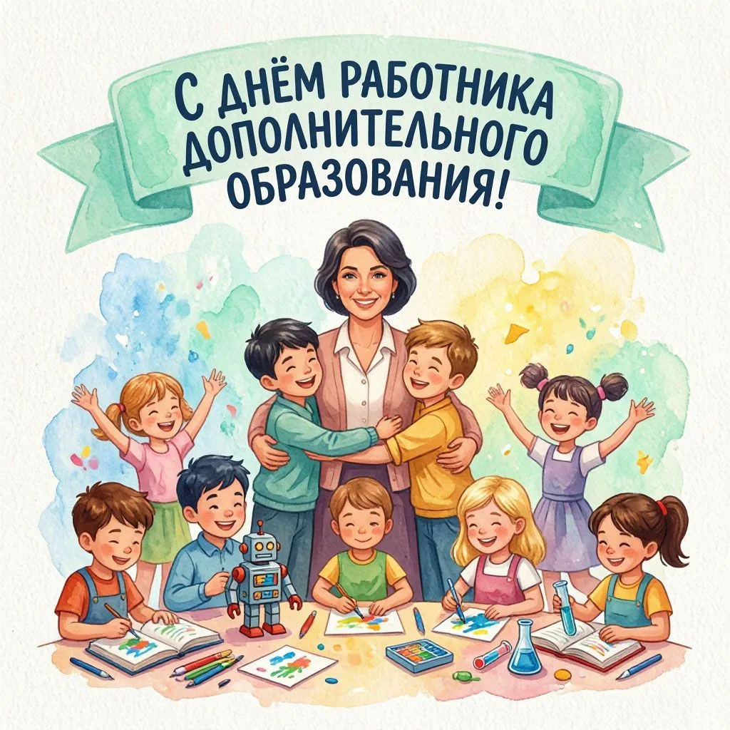 🎉🎉 С Днём работника дополнительного образования, дорогие коллеги! 🎉❤ Вы дарите детям...