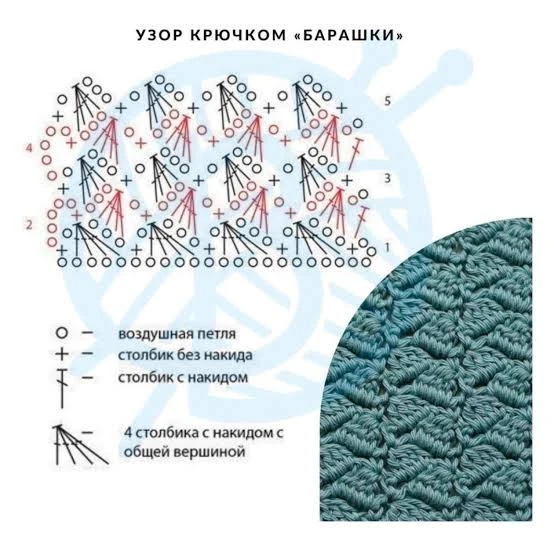 Узор для вязания.