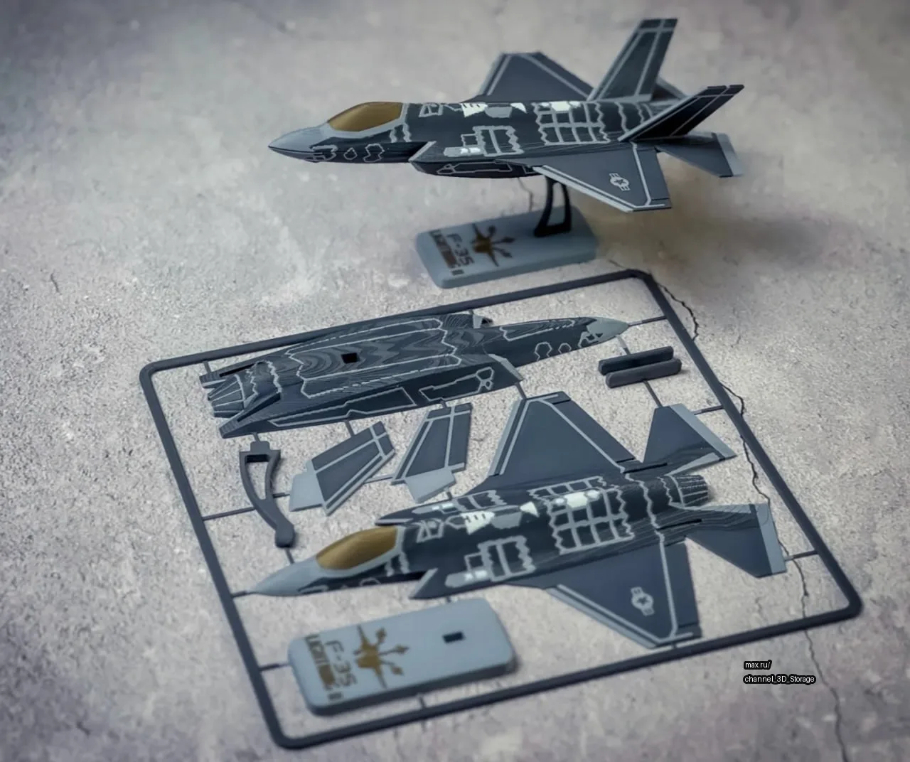 🧩 Карточка комплекта самолета F-35 Lightning II