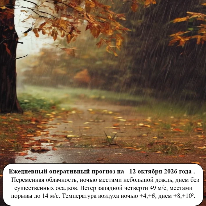 На основании ежедневного оперативного прогноза от ГКУ «ТЦМ»