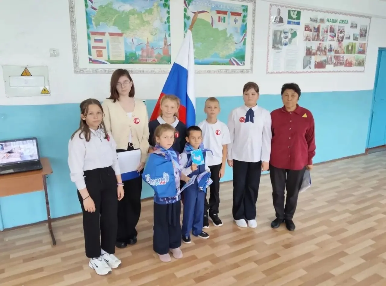 В Новоселовской школе пополнение среди «Орлят»