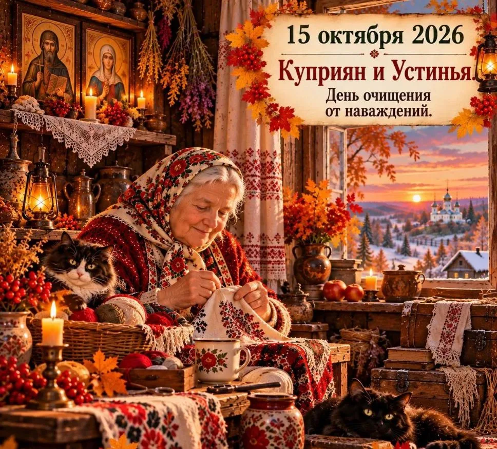 Сегодня в народном календаре — Куприян и Устинья.