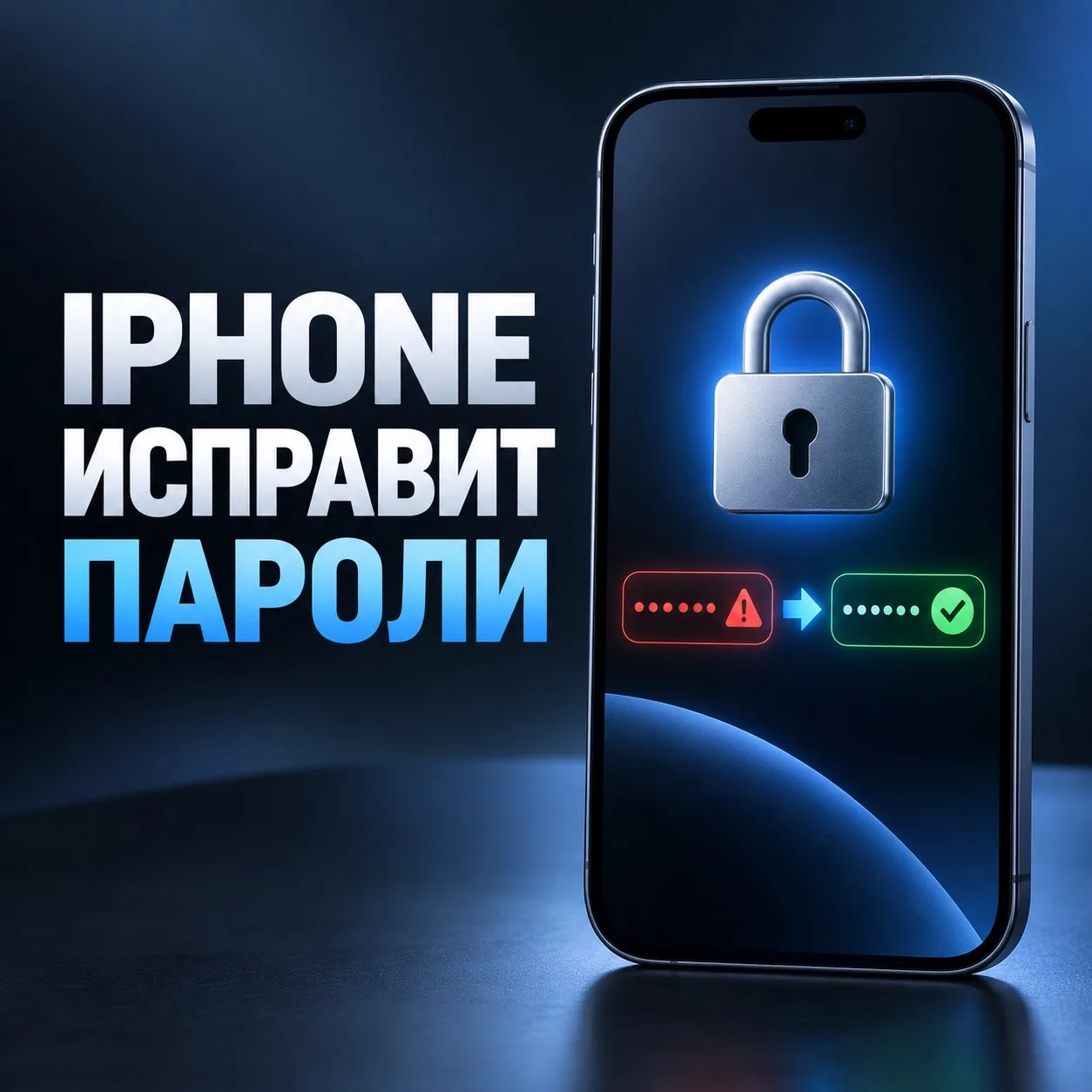 🔐 iPhone сможет сам исправлять опасные пароли