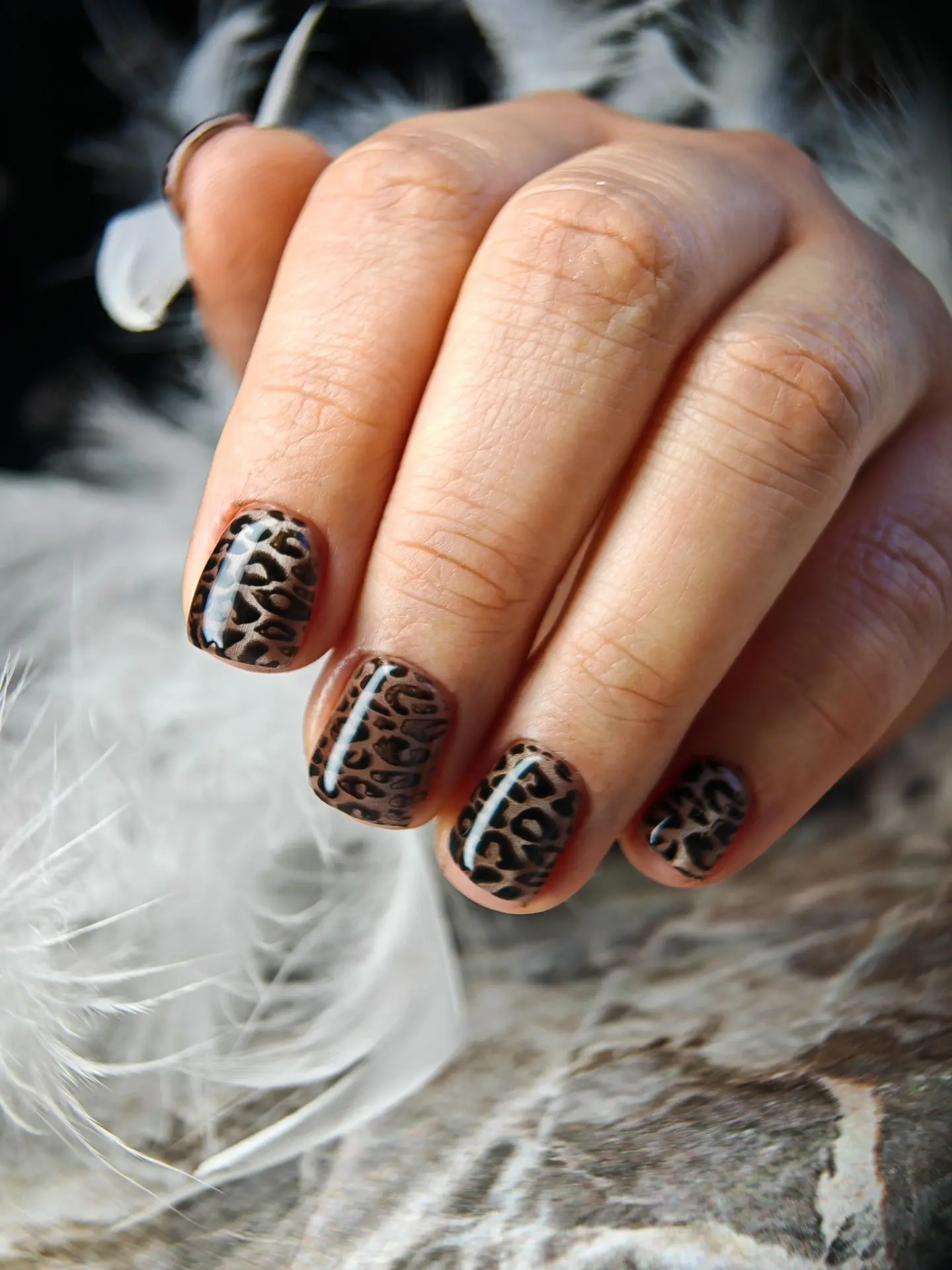 Кошечка на короткие ноготки 💅 🤎