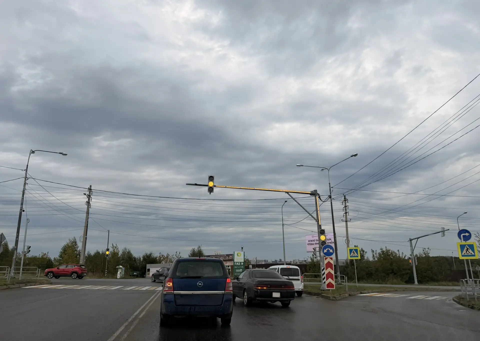 🚦 Новый светофор на дороге Шершни – Западный