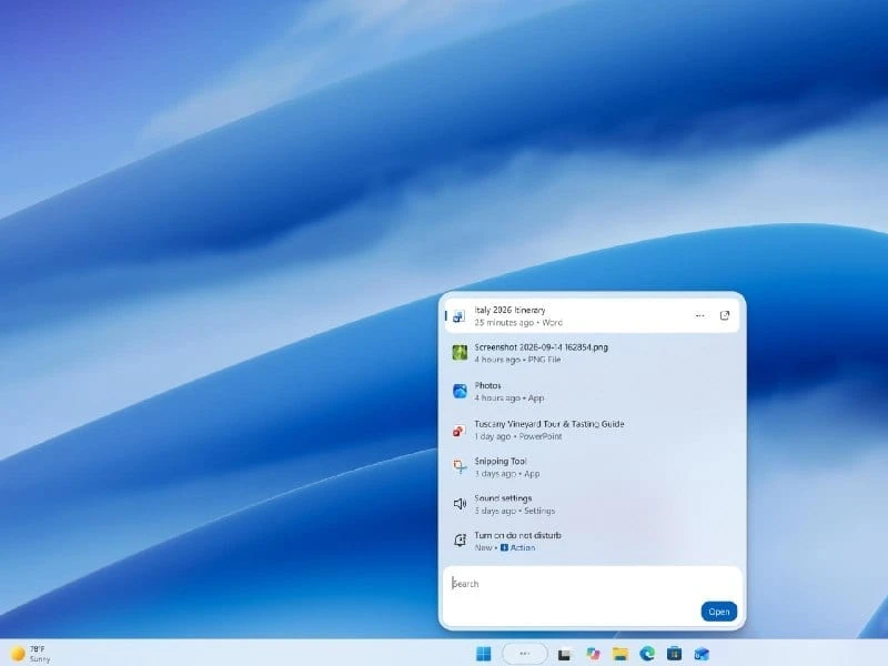 ⚡️ Обновление поиска в Windows 11: быстрее и компактнее