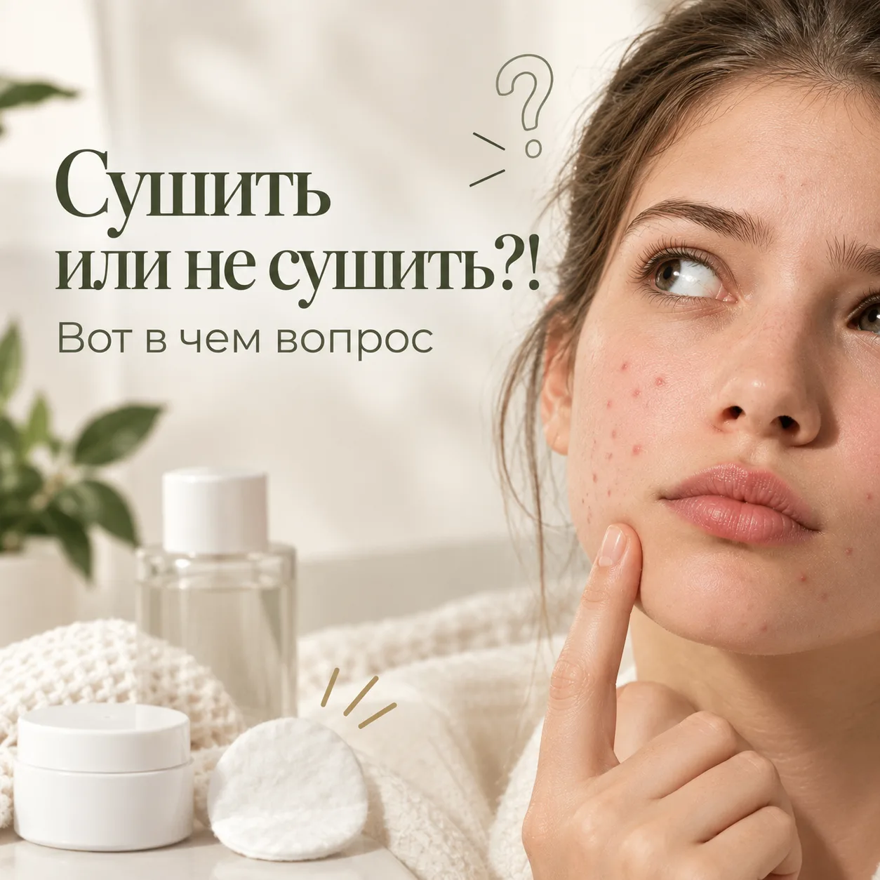 Всем привет! Сегодня разберём вечный вопрос от родителей подростков: «Прыщи надо сушить...