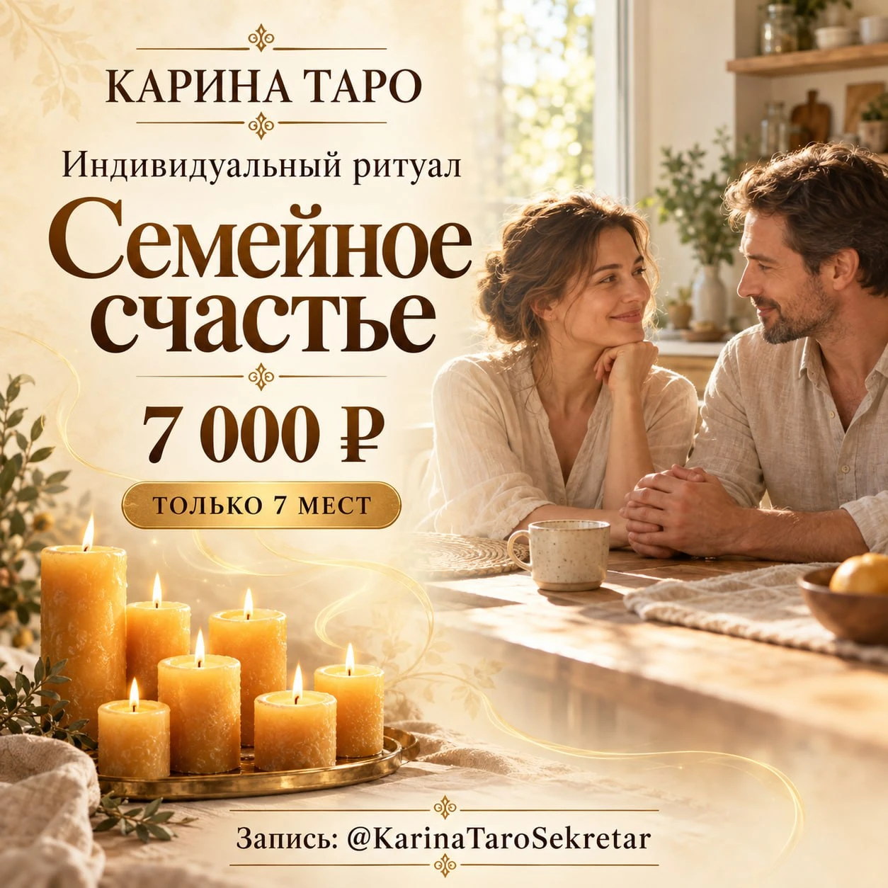 💝 СЕМЕЙНОЕ СЧАСТЬЕ — ТОЛЬКО 7 МЕСТ