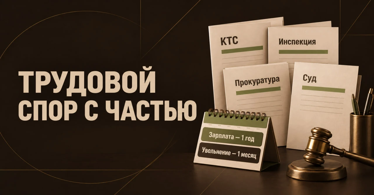 📍 Трудовой спор с воинской частью: куда обращаться