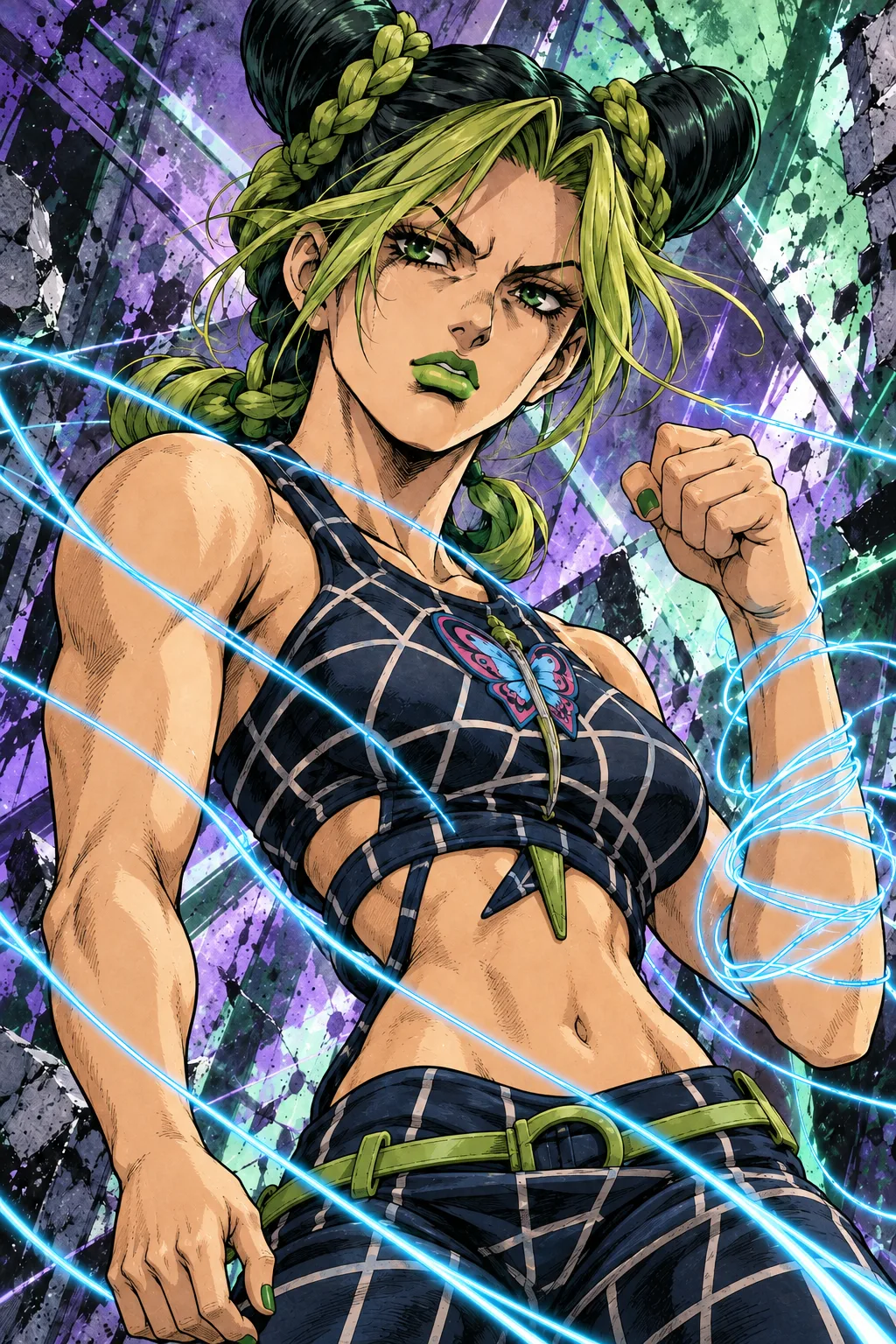 💚 Джолин Куджо — дочь Джотаро и главная героиня «JoJo’s Bizarre Adventure: Stone Ocean...