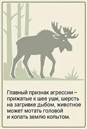 Опаснее медведя – лось в период гона